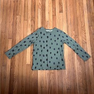 Marks & Spencer 5/6 Green Polka Dot  Shirt